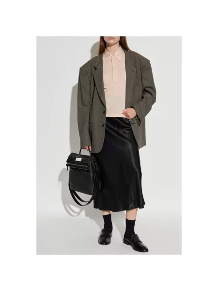 Koszulka polo Maison Margiela różowa