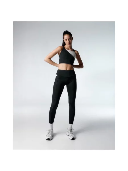Legginsy długie Black Limba Boldfit XS czarny