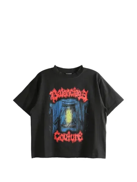 Grafic tricou Balenciaga negru