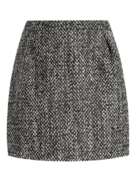 Fusta mini Dolce & Gabbana din tweed negru