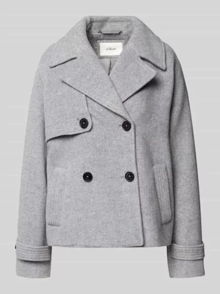 Kurtka o kroju relaxed fit z dodatkiem wełny S.oliver Red Label