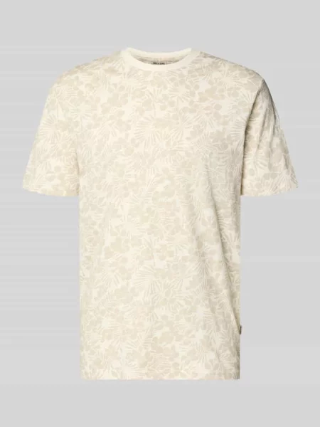 T-shirt o kroju regular fit z czystej bawełny model PERRY' Only & Sons biała