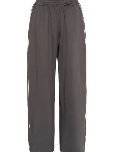 Kaffe Pantaloni Cory bej negru