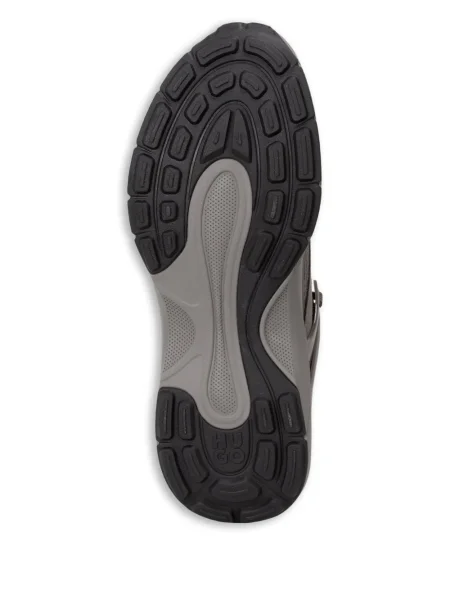Fűzős csipkés sneaker Hugo szürke
