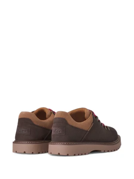 Sneakerși Ugg cu șireturi din dantelă maro