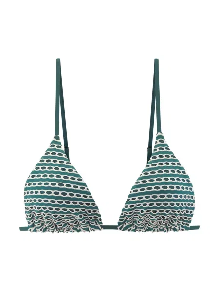 Copenhagen Studios Bikini zgornji del petrol bela