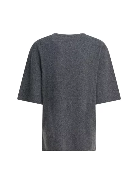 Sweter Loulou De Saison wełniany szary