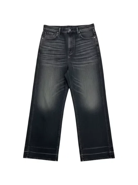 Blugi cu picior larg R13 gri