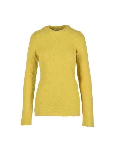 Sweter Sportmax wełniany żółty