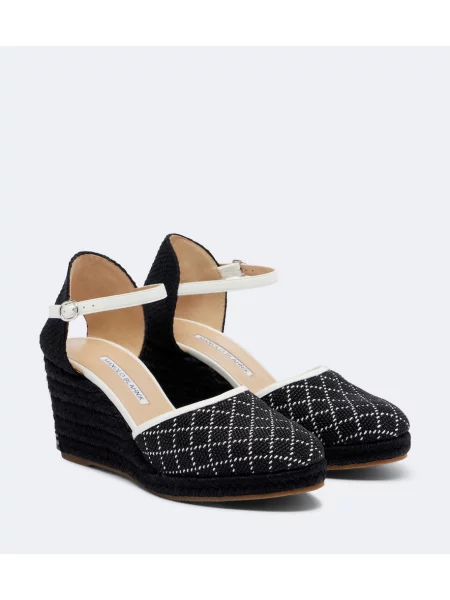 Espadrile Manolo Blahnik negru