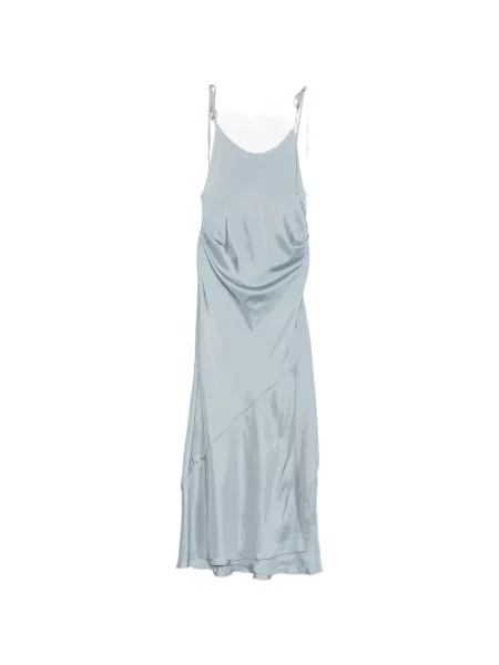 Rochie maxi System cu legături albastru