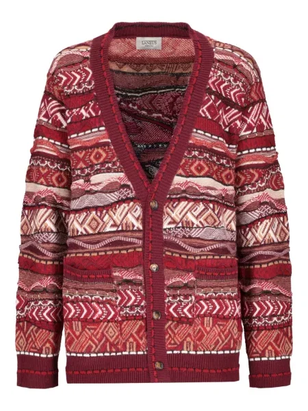 Плетена жилетка Laneus червено