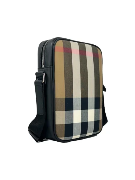 Torebka Burberry w kratę szara