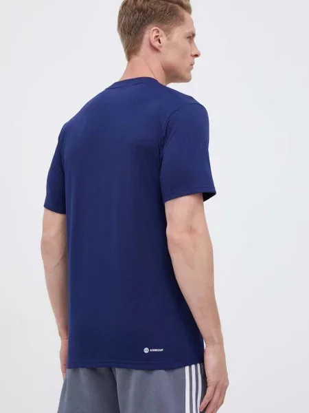 Тренувальна футболка adidas Performance Train Essentials Feelready однотонна синій