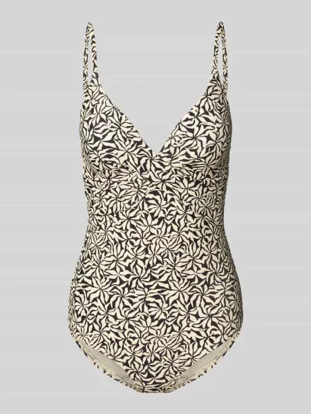 Kostium kąpielowy z dekoltem w serek model Mahry' Barts czarny