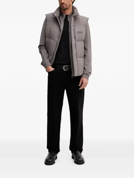 Geacă Armani Exchange cu autograf gri