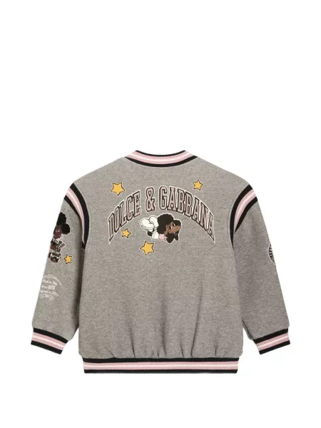 Kurtka bomber dziecięcy Dolce And Gabbana szary