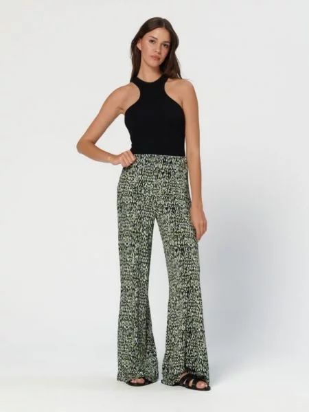 Штани з візерунком різнобарвний