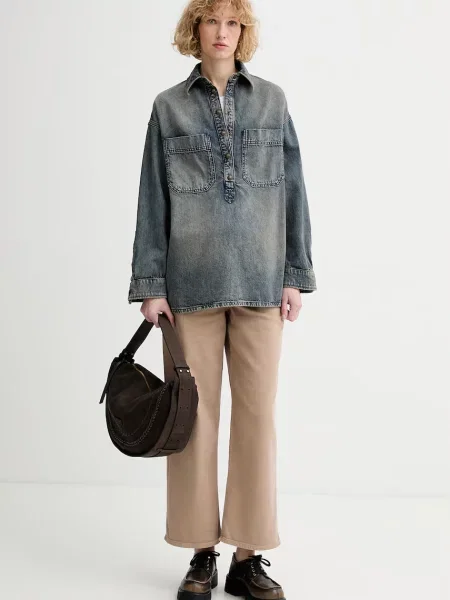 Zadig&Voltaire hanorac de damă din denim albastru