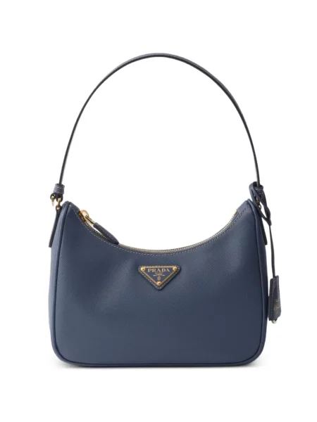 Geantă Prada din piele albastru