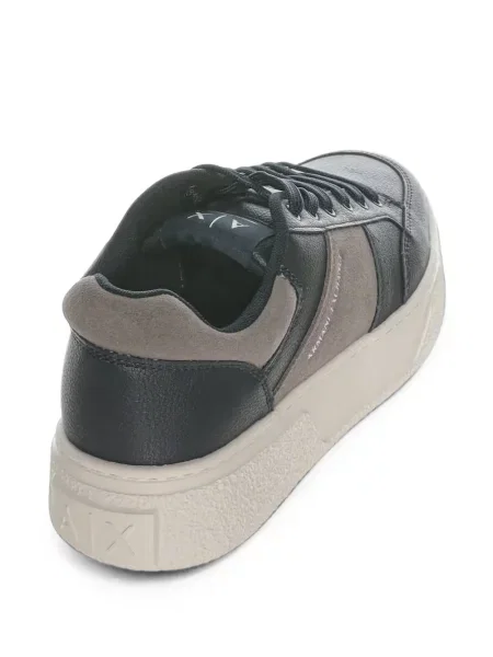 Sneakerși Armani Exchange cu imagine albastru