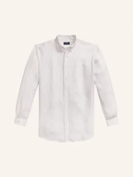 Polo Ralph Lauren Big & Tall Lněná Košile / tmavě modrá bílá