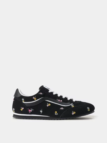 Шкіряні Кеди низькі Vans SUPER LOWPRO чорний