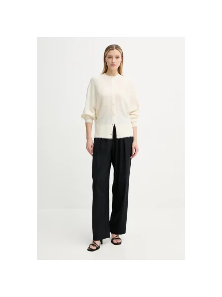By Malene Birger kardigan wełniany SAO lekki beżowy