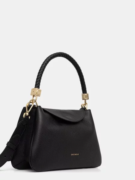 Coccinelle crossbody kabelka dámska kožená čierna