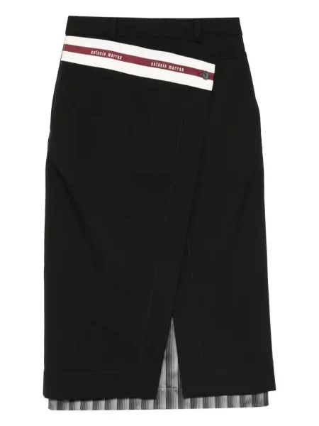 Spódnica midi Antonio Marras do kolan czarna