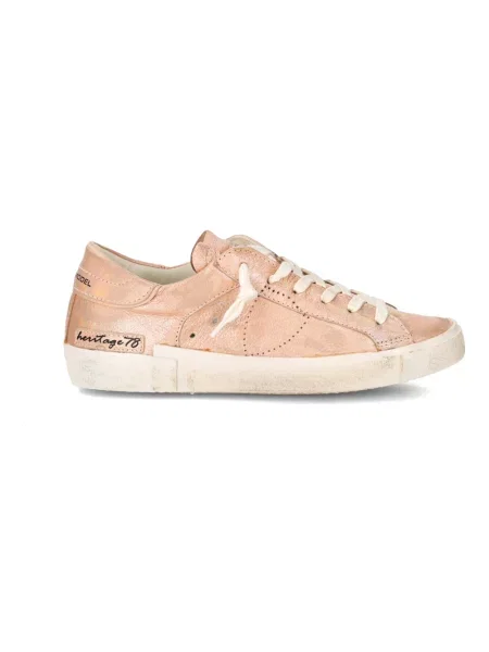 Buty do tenisa Philippe Model skórzane do tenisa brązowe