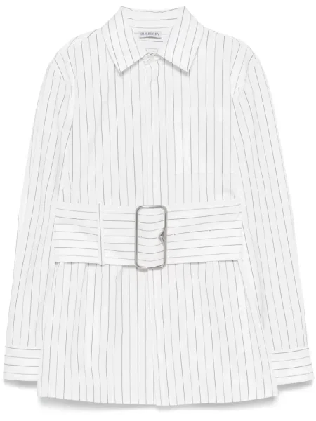 Koszula Burberry w paski biała
