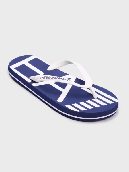 Шлепанцы Ea7 Emporio Armani белые