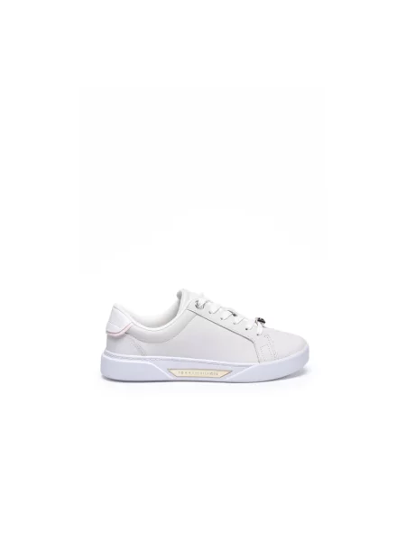 Sneakersy Tommy Hilfiger skórzane białe