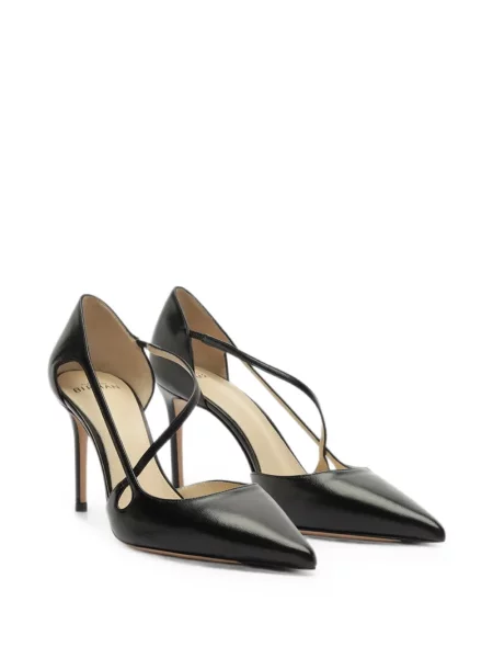 Pantofi cu toc Alexandre Birman cu bretele negru