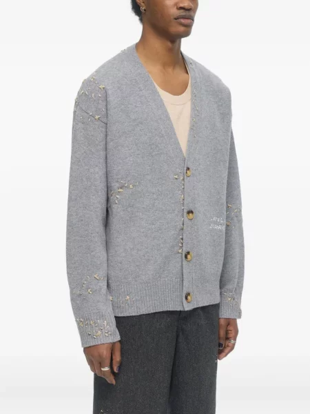 Cardigan Domrebel de lână gri