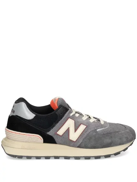 Sneakerși New Balance 574 cu șireturi din dantelă albastru