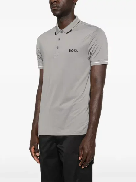 Polo majica Boss siva