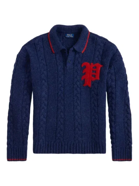 Chiloți Polo Ralph Lauren din țesătură twill cu autograf cu glugă albastru