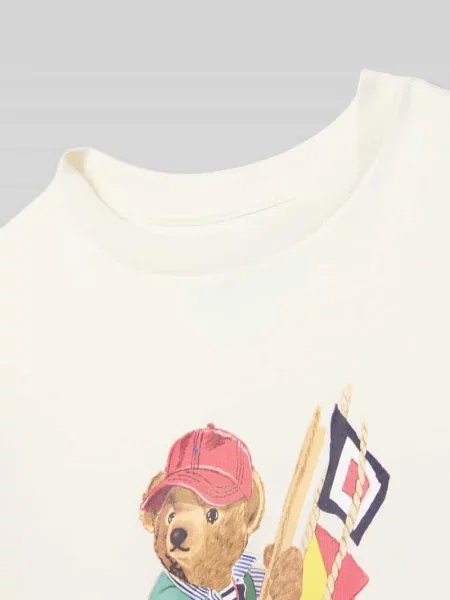 T-shirt o kroju regular fit z czystej bawełny Polo Ralph Lauren biała