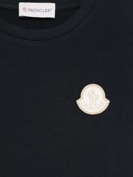 Koszulka dziecięca Moncler Enfant niebieska