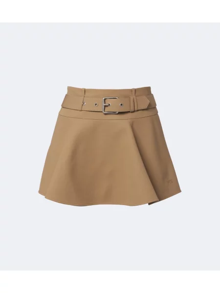 Cu centură fustă Loewe bej