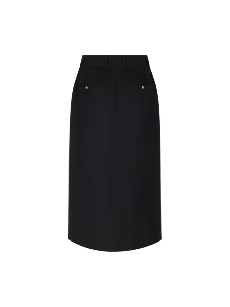 Spódnica ołówkowa Dolce And Gabbana wełniana czarna