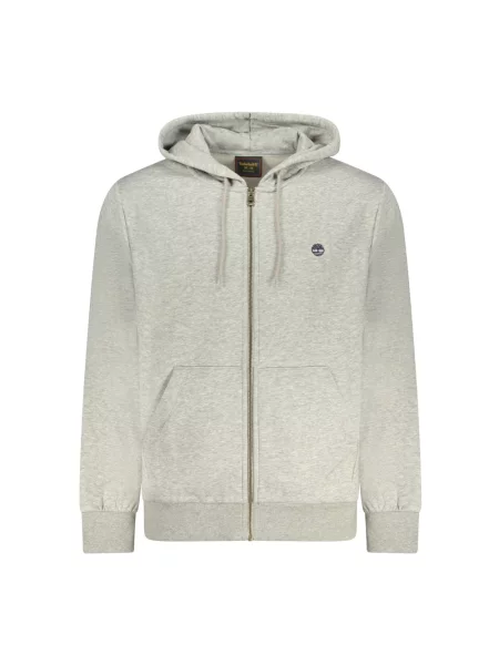 Bluza z kapturem Timberland z kapturem z długim rękawem szara