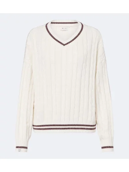Dzianinowy sweter The Upside biały