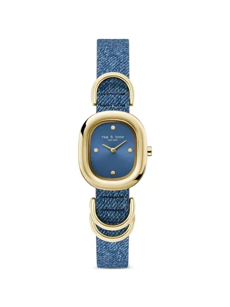 Часовници Rag & Bone Watches синьо