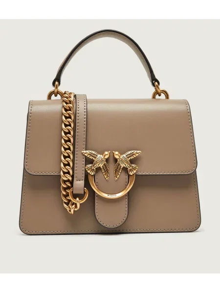 Rucsac Pinko din piele bej