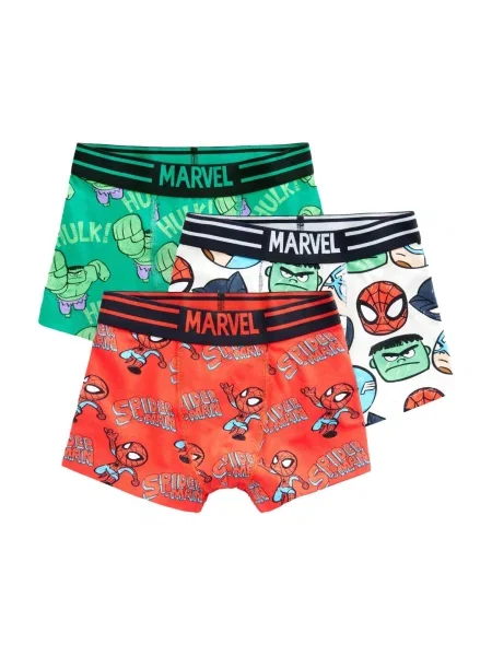 Next Nohavičky Marvel limetová / jasne červená / čierna biela