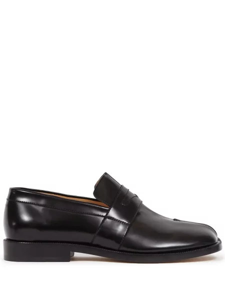 Pantofi loafer Maison Margiela din piele negru