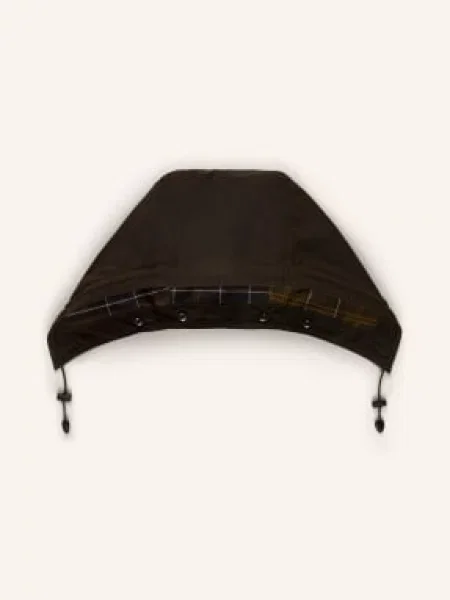 Klasická kšiltovka Barbour s kapucí zelená
